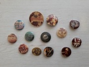 przypinka Iron Maiden Motorhead Judas Priest thrash heavy metal rock PRL  