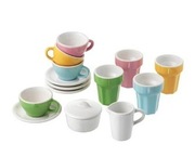 IKEA Zestaw do kawy / herbaty DUKTIG zabawkowy serwis nowy