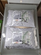 Zestaw Dwie Poduszki Ortopedyczne Relaxa 60x40 z Przeszyciami Szare