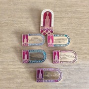 Odznaki z olimpiady z 1980 roku 6szt oryginalne ZSRR 