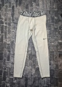 NIKE PRO MĘSKIE LEGGINSY TERMOAKTYWNE SPORTOWE TRENINGOWE SIŁOWNIA LOGO