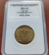 2 PLN - 777 - Województwo Opolskie - 2009 Grading MS65 PCG