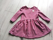 Sukienka w kratkę r.92