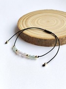 Bransoletka z naturalnymi kamieniami kwarc różowy, akwamaryn, awenturyn