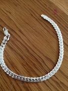 Posrebrzana bransoletka z próbą 952