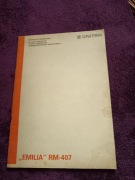 Instrukcja serwisowa UNITRA EMILIA RM 407
