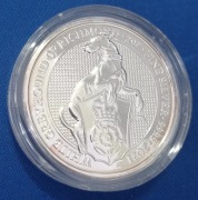 Srebrna moneta Bestie Królowej: Biały Chart z Richmond 2 uncje