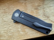 Nóż składany Two Sun TS390, Tytan,  Czarny Stonewash, NOWY
