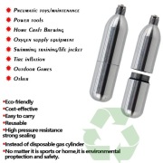 Kapsuła kartusz 12g CO2/ GreenGas/ sprężone powietrze wielokrotnego użytku 