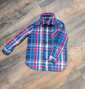 Koszula kratka 110 chłopiec Długi rękaw 