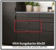 IKEA Kungsbacka - front szufladowy 60x20 - do IKEA Metod (używany)