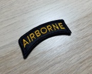 Naszywka - US Army - "Airborne" Tab (Black/Gold)