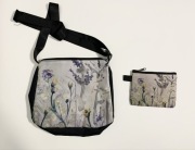 zestaw Torebka na ramię z nadrukiem grafiki polskiej artystki -25x30 cm