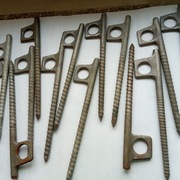 Igły lodowe do wspinaczki zimowej, używane ,14 centymetrowe. 