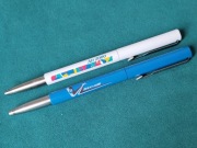 PARKER Vector pióro kulkowe x2 Białe i Błękitne