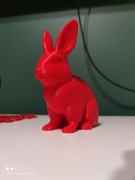 Królik druk 3d ( czerwony niebieski biały czarny ) druk 3d na zamówienie 