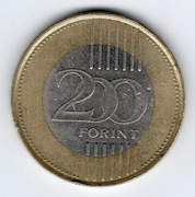 200 forintów, 2010r. Węgry. Trzecia Republika