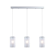 Lampa wisząca i dwa kinkiety Valve białe E27 Italu