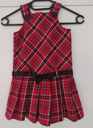 Sukienka w kratkę 104 cm 4 lata plisowana Stan idealny na święta