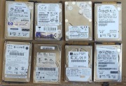 Zestaw 8 dysków HDD 2,5";do laptopów PATA IDE/ATA VINTAGE + przejściówka