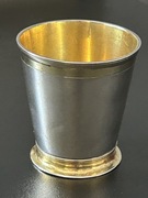 Kubek, serbro złocone 18 wiek