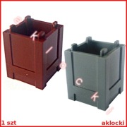 LEGO 61780 KOSZ kontener pojemnik brązowy lub ciemny szary