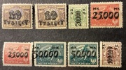 POLSKA Fi. 167-171** odmiany I i II, 1923r. wydanie przedrukowe