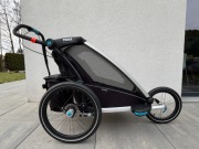 Thule Chariot Sport 1 Jogging – pełen zestaw, tarczowe, stan bdb