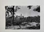 Pocztówka vintage miasta PRL Książ lata 70.