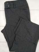 s.Oliver spodnie eleganckie damskie 42 L szare melanż szeroka nogawka 