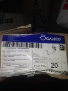 Hak metalowy doczołowy płaski GALECO STAL2 125 GRA