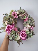 Wianek w odcieniach różu 