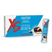 Batony proteinowe XS High Protein Energy Bar o smaku kokosowym Amway 