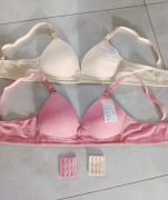 Stanik biustonosz ciążowy do karmienia piersią odpinany komplet 2szt 80B