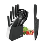 Zestaw noży ze stojakiem