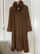 Plaszcz  Erich Fend,,lambwool+angora,r.42/44
