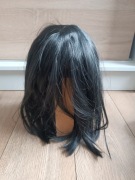 Syntetyczna czarna peruka 