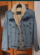 Jeans Jeansowa Kurtka ocieplana 