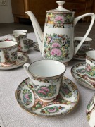 Porcelanowy serwis do mokki z lat 70-80 tych