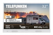 Mobilny Telewizor LED Telefunken 32FGP7450W 32" Full HD biały 