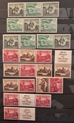 Deutsche Reich 1939 zusammendrucke W136-9,142-7,S257,SK36,czyste b.podl.