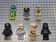KLOCKI LEGO FIGURKI LUDZIKI STAR WARS UNIKATOWE ELEMENTY  OD 1ZŁ LICYTACJA