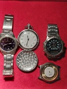 Zegarki kwarcowe do naprawy lub na części. Zapięcie bransolety zepsute