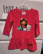 Sukienka z motywem Koci domek Gabi 