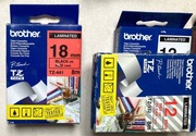 Oryginalne taśmy TZ i TZE drukarki Brother P-Touch