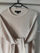 Amisu S 36 sukienka prążkowana wafelkowa 