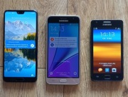 Huawei p20, samsung s2 i j3, redmi 7a, nokia, xperia + 2 tablety