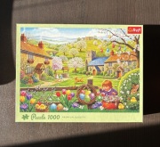 Puzzle 1000, Trefl, Poszukiwanie wielkanocnych jajek