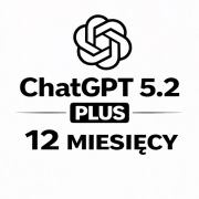 CHATGPT PLUS 5.2 - 12 MIESIĘCY - NAJNOWSZA WERSJA CHAT GPT 5.2 | 24 / 7