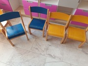 Krzesełko drewniane r.1( żłobek)